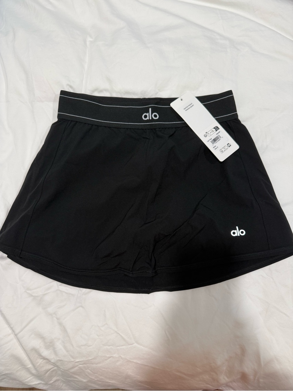 ALO Yoga Black Women's Athletic tennis skirt